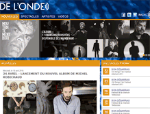 Tablet Screenshot of delonde.com